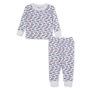 Pajama Set Snug PRT PJs Speedy Racecars