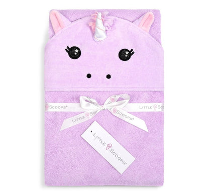 Little Scoops Unicorn Hooded Towel