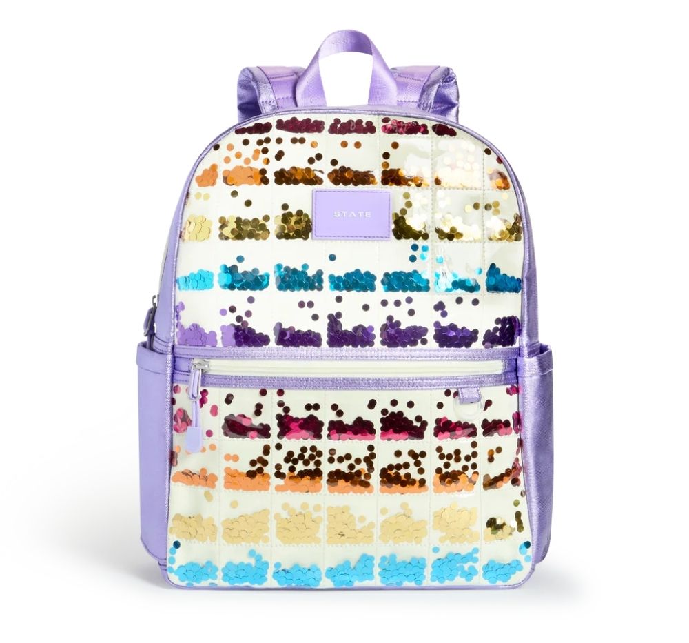 Kane Backpack  Lilac Sequins