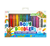 Body Doodlers 12 Face & Body Crayons