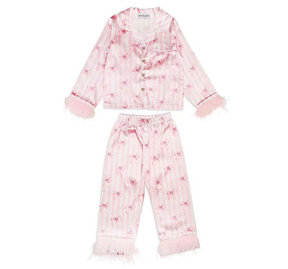 Bows Feather Silky Set