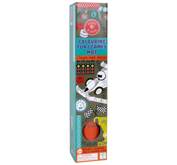 Colouring Fun & Games Mat Cars