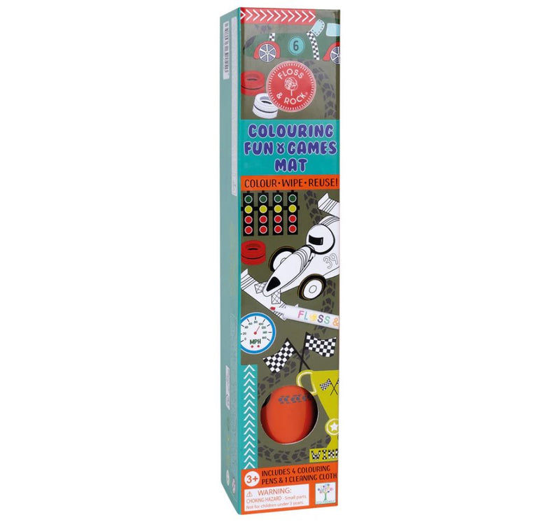 Colouring Fun & Games Mat Cars