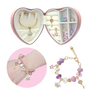 Halo Charms Bracelet & Jewelry Case Princess
