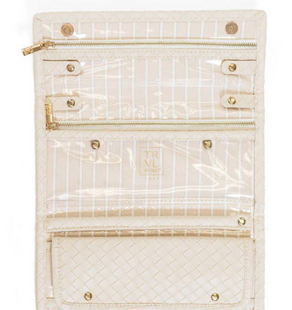 Woven Sand Jewelry Wallet