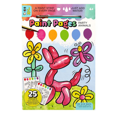 Paint Pages Party Animals