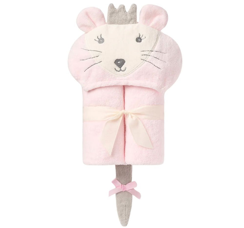 Bath Wrap - Mouse Pink