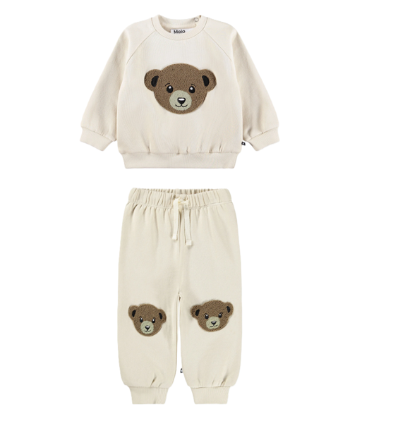 Sweatshirt & Soft Pants White Nose