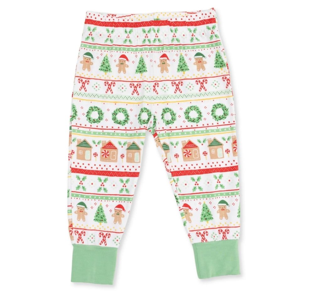 Gingerbread Fair Isle Uni Long Sleeve Loungewear Set