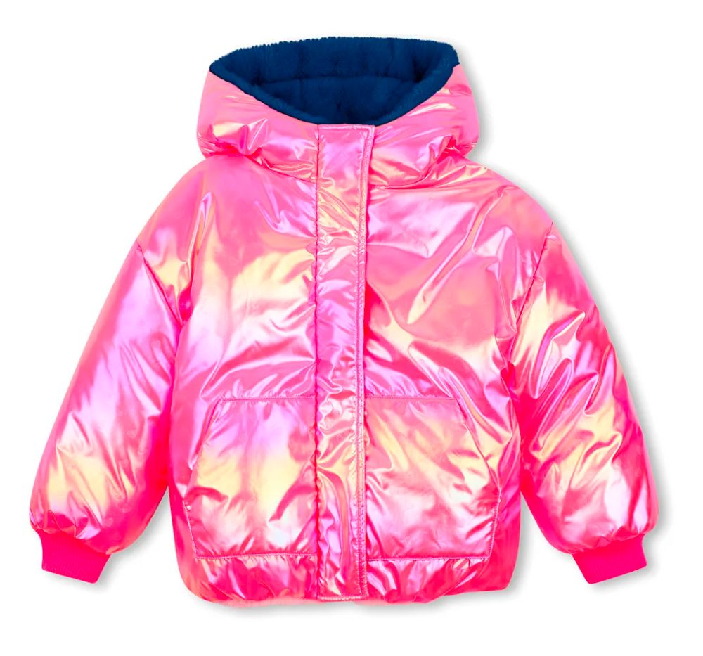 Reversible Faux Jacket Pink