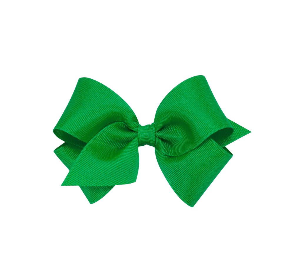 Mini Grosgrain Bow Green