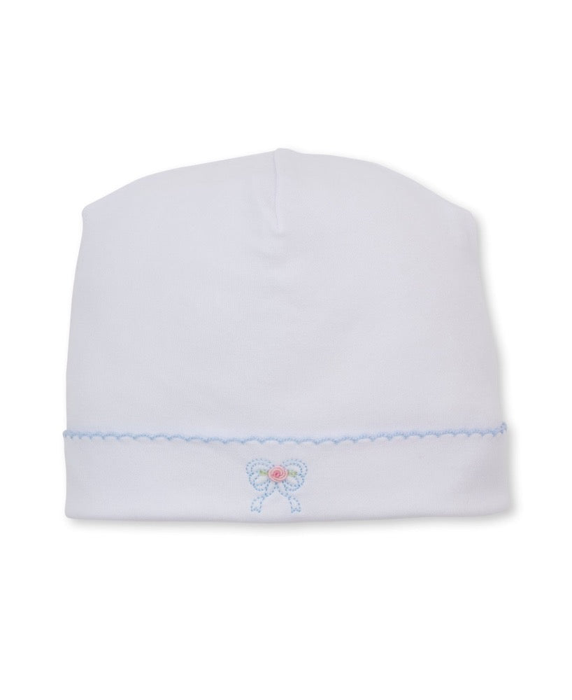 Hat w/ Hand Emb Premier Rose Bow