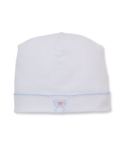 Hat w/ Hand Emb Premier Rose Bow