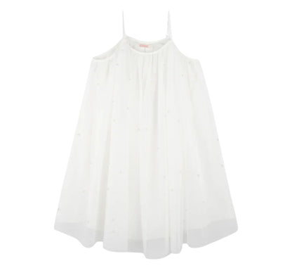 Ceremony Dress With Pearls Ivory