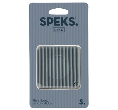 Slabs Silicone Sensory Sticker Groove Grey
