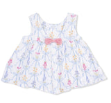 Ribbon Bouquets Dress with Bow & Bloomer