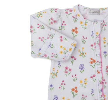 Footie W/ Zip PRT Summer Wildflowers