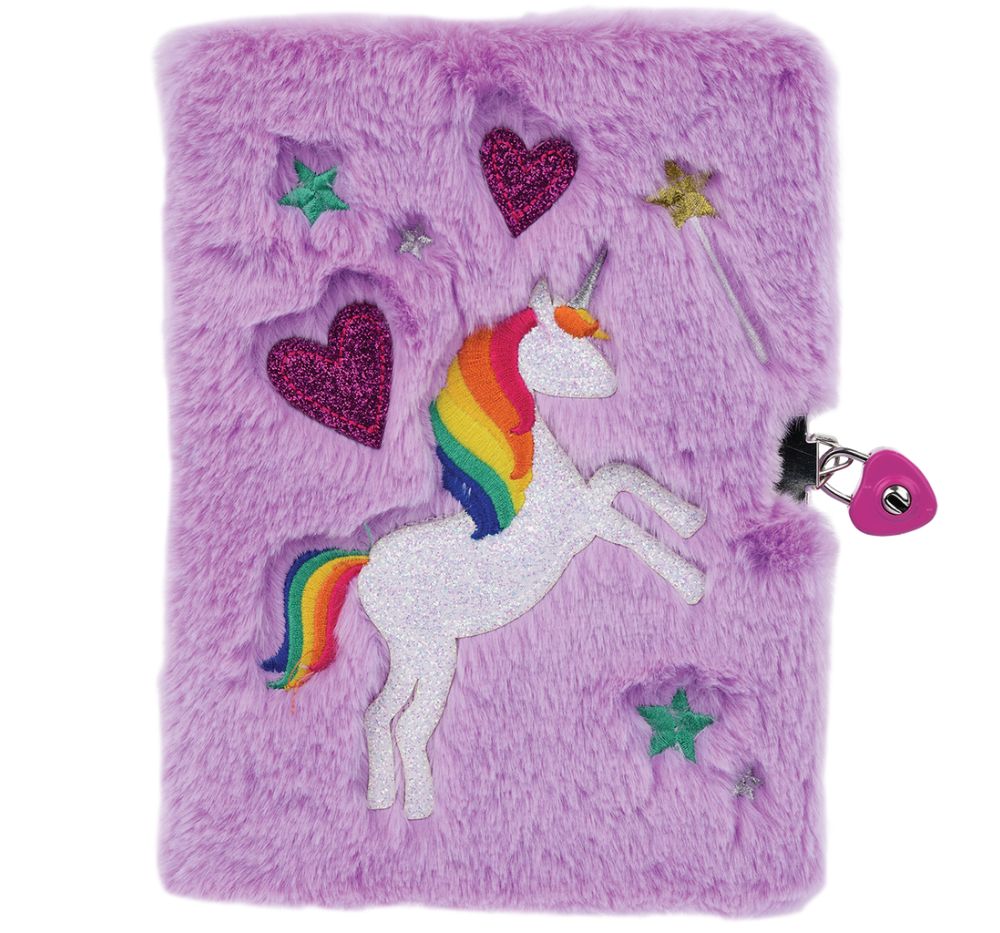 Magical Unicorn Lock And Key Furry Journal