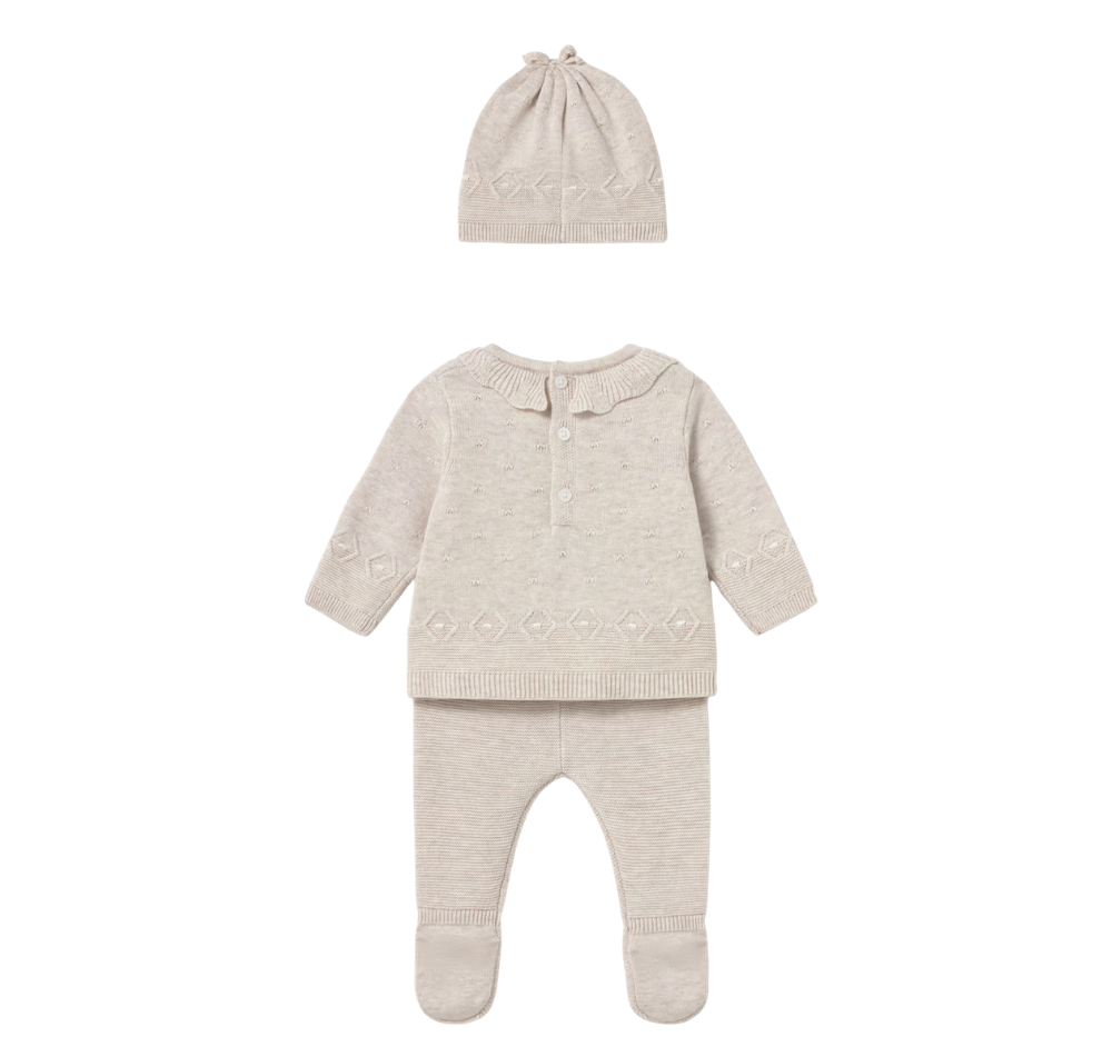 Conjunto Polainas & Gorro Milk Vigore