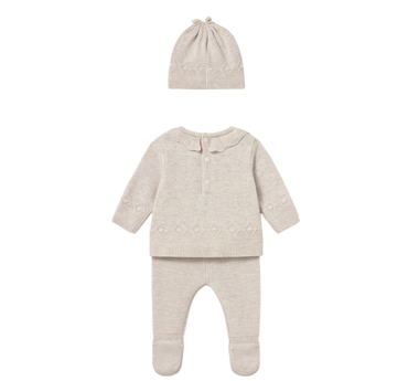 Conjunto Polainas & Gorro Milk Vigore