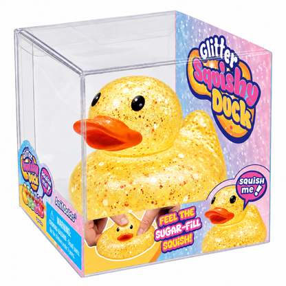 Glitter Squishy Duck Yellow