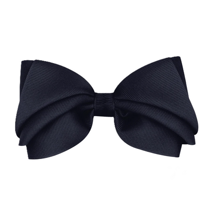 Mini King Pleated Gg Navy Bow