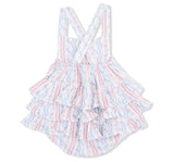 Tulip Stripe Ruffle Sunsuit
