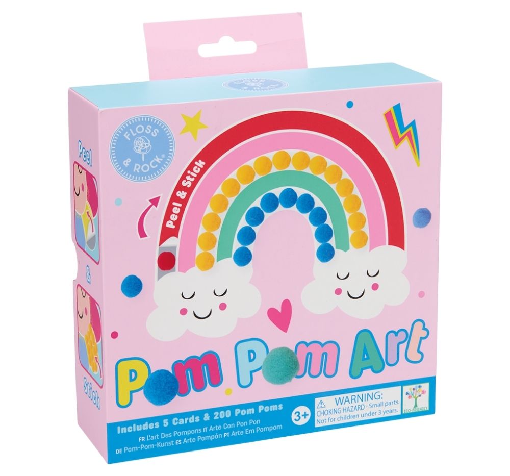 Pom Pom Art Rainbow