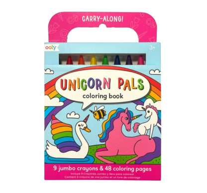 Carry Along Unicorn Pals Coloring Book