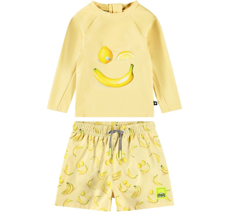 Swimwear T-shirts Happy Fruits & Swim shorts Lemon Banana