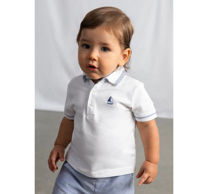 Polo Combinado y Pantalón Seersucker