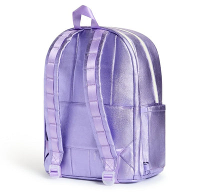 Kane Double Pocket Backpack Lilac  Sequins