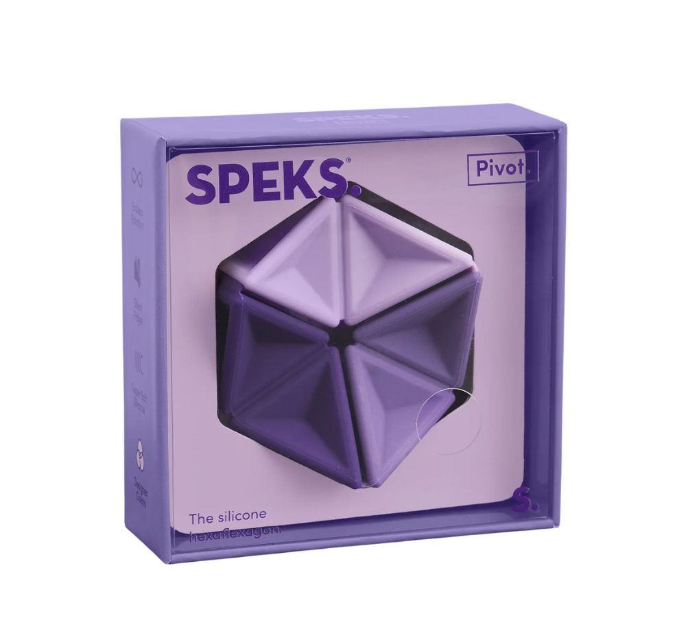 Pivot Silicone Flexagon Violet