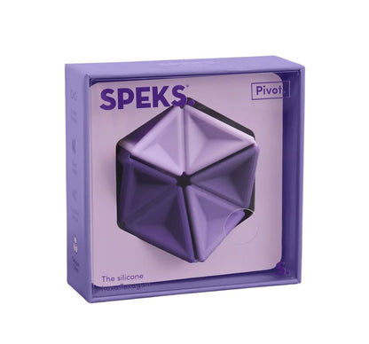Pivot Silicone Flexagon Violet
