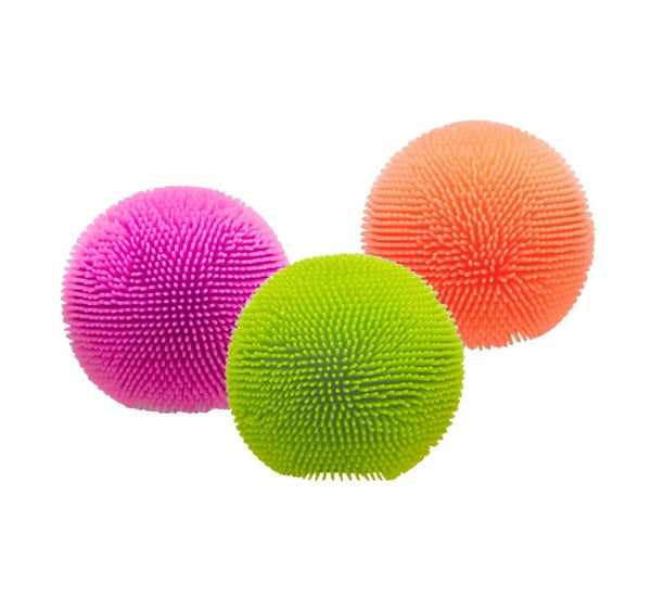 Fuzz Ball Teenie Needoh Green-Orange-Pink
