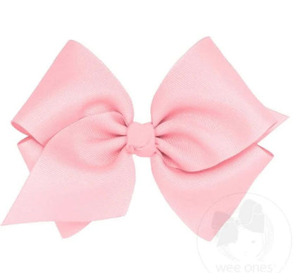 King Gg Bow W/Srged Edge Hot Pink