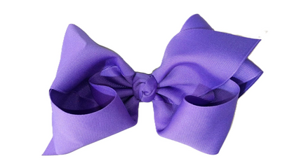 Huge Grosgrain Basic Bright Purple Bow