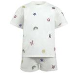 Crystal Doodle Short Set