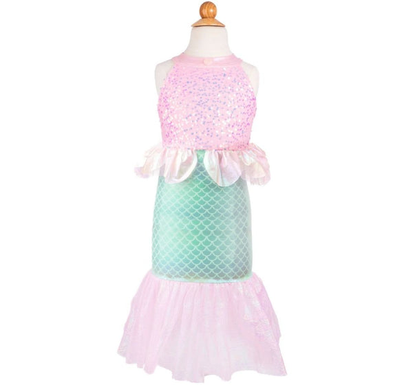 Misty Mermaid Dress Pink 3-4
