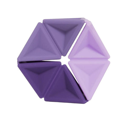 Pivot Silicone Flexagon Violet