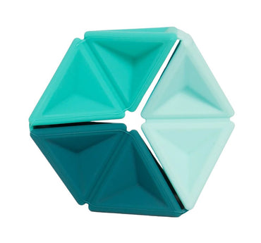 Pivot Silicone Flexagon Teal
