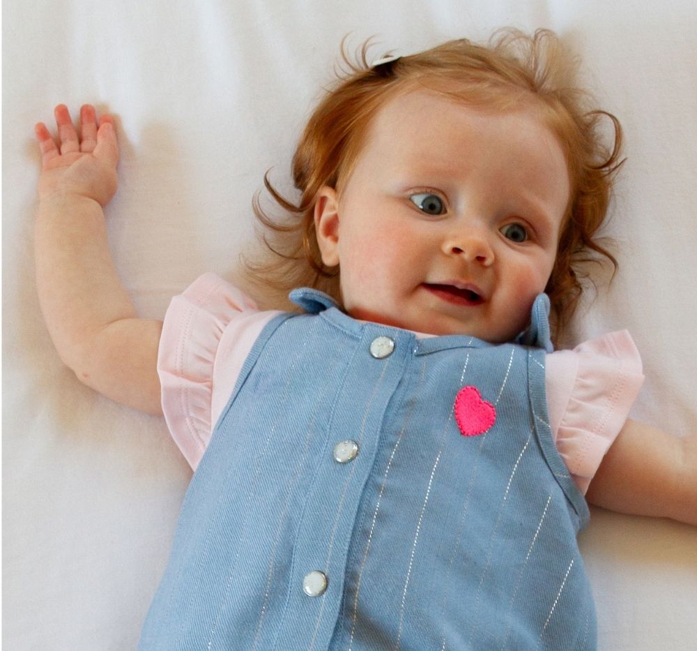 Metallic Thread Overalls