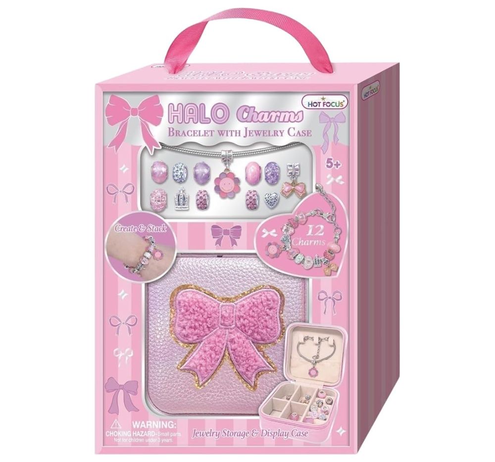 Halo Charms Bracelet & Jewelry Case Bowtiful