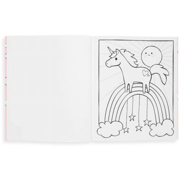 Coloring Book Enchanting Unicorns