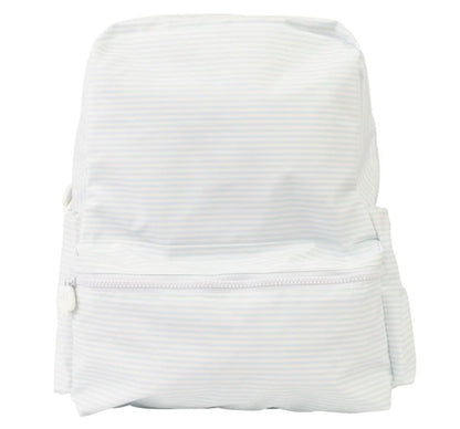 The Backpack Large Light Blue Stripe