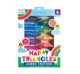 Jumbo Crayons Happy Triangles Set of 12
