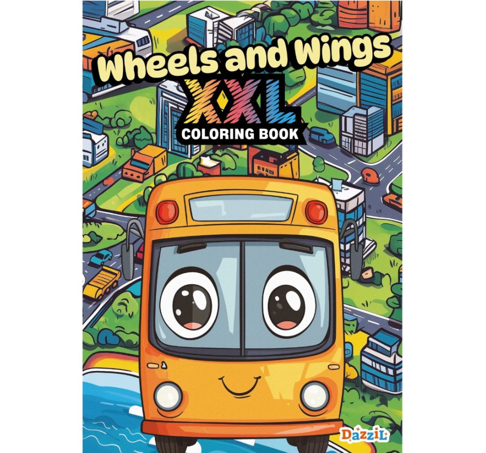 Wheel and Wings XXL Coloring Book
