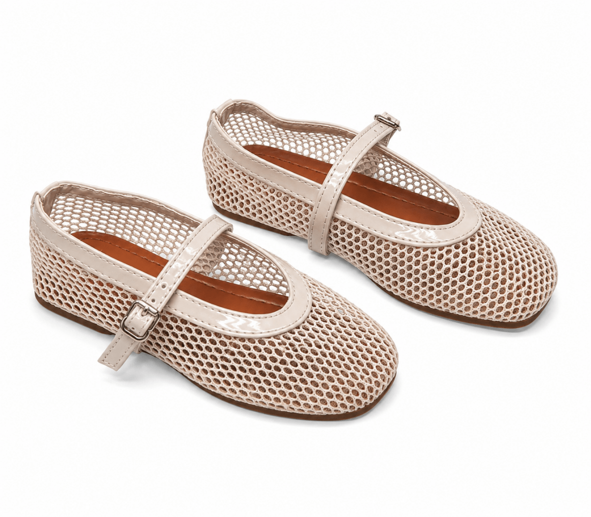 Lala Raffia Flats Ivory