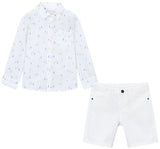 Camisa Lino y Bermuda Sarga