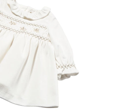 Vestido Terciopelo Crudo
